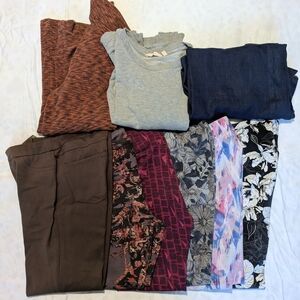 9 Pieces Tops + Pants Soft Surroundings Women's Size PS